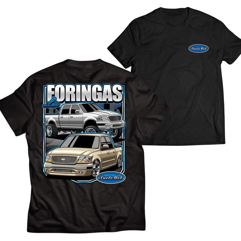 Las Foringas T-shirt, Men's Car Lover T-Shirt, Automotive Graphic Tee, Car Enthusiast Apparel, Casual Car Merch for Men