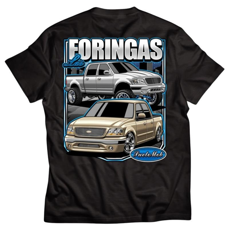 Las Foringas T-shirt, Men's Car Lover T-Shirt, Automotive Graphic Tee, Car Enthusiast Apparel, Casual Car Merch for Men