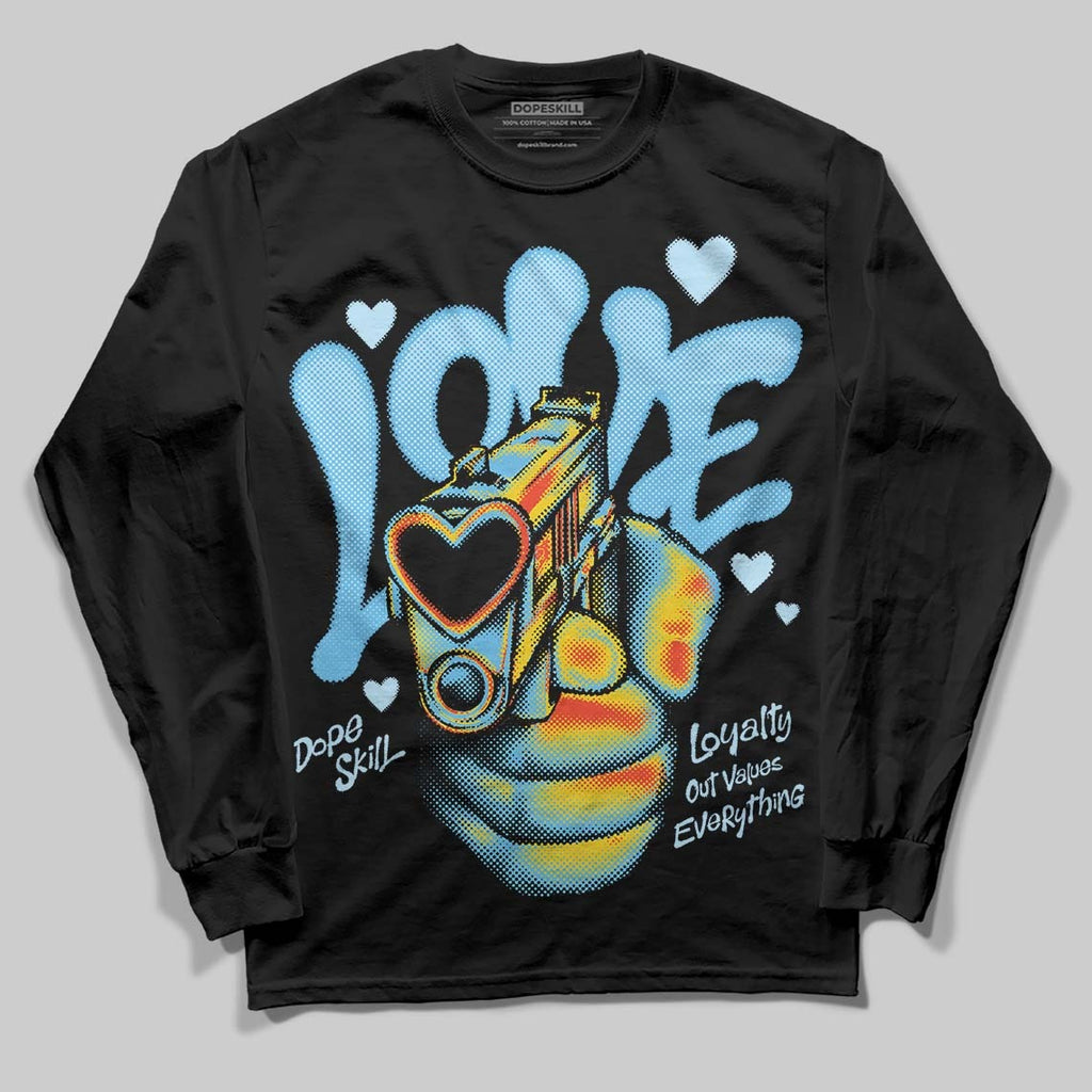 Legend Blue 11s DopeSkill Long Sleeve T-Shirt Love Shot Graphic