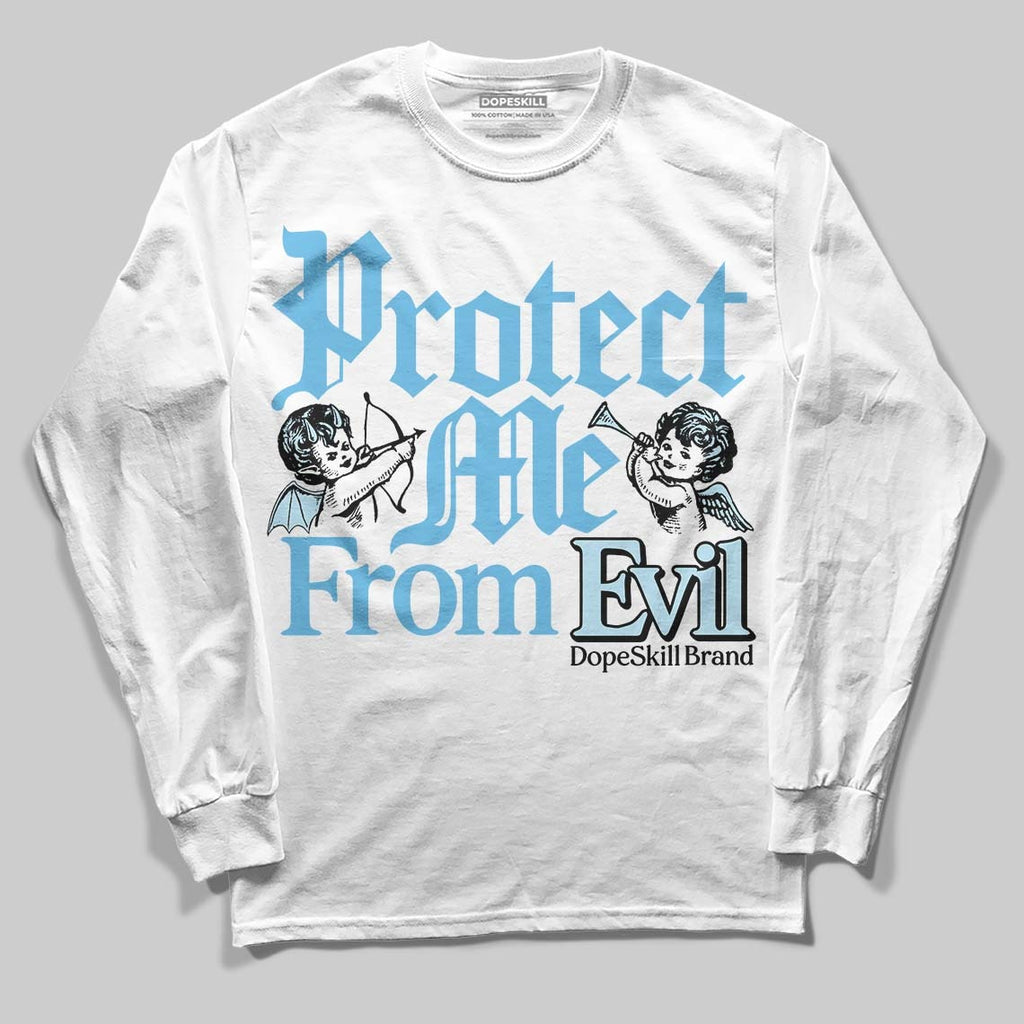 Legend Blue 11s DopeSkill Long Sleeve T-Shirt Protect Me From Evil Graphic
