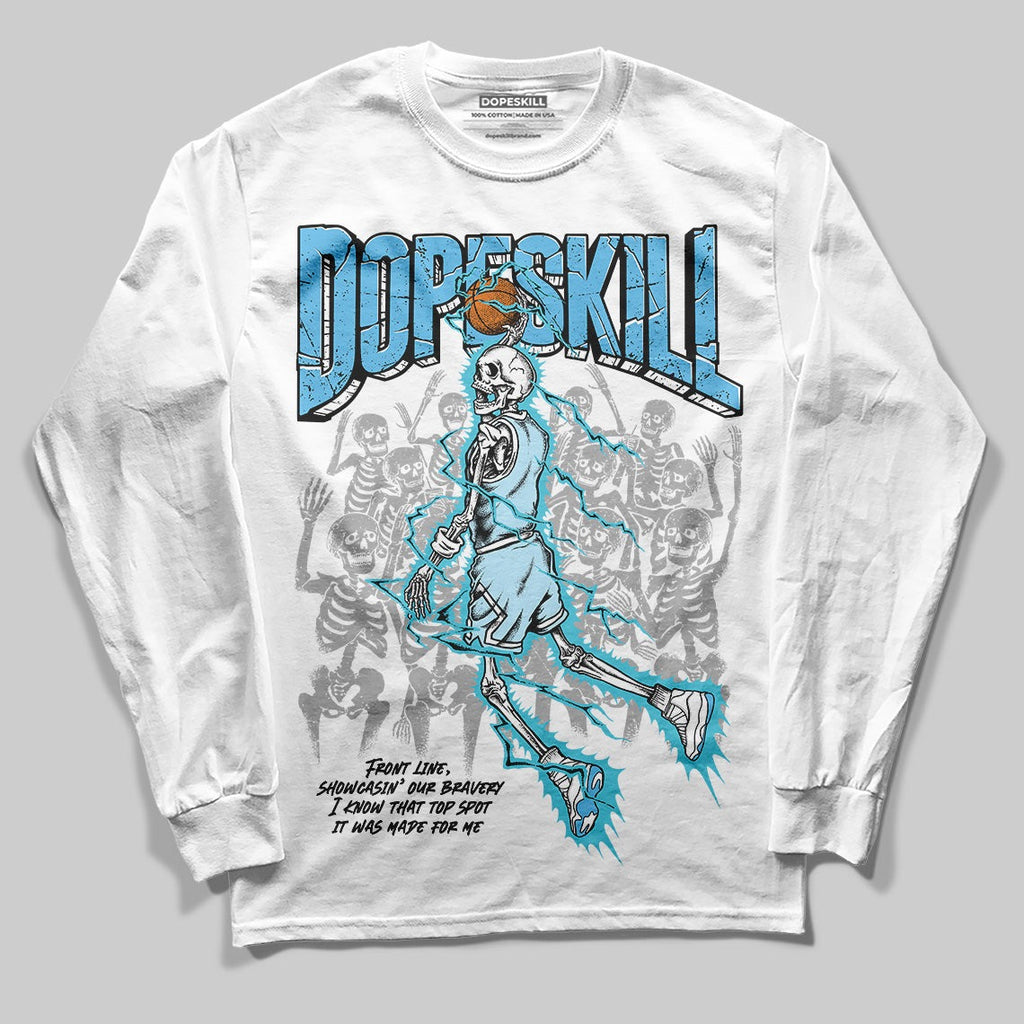 Legend Blue 11s DopeSkill Long Sleeve T-Shirt Thunder Dunk Graphic