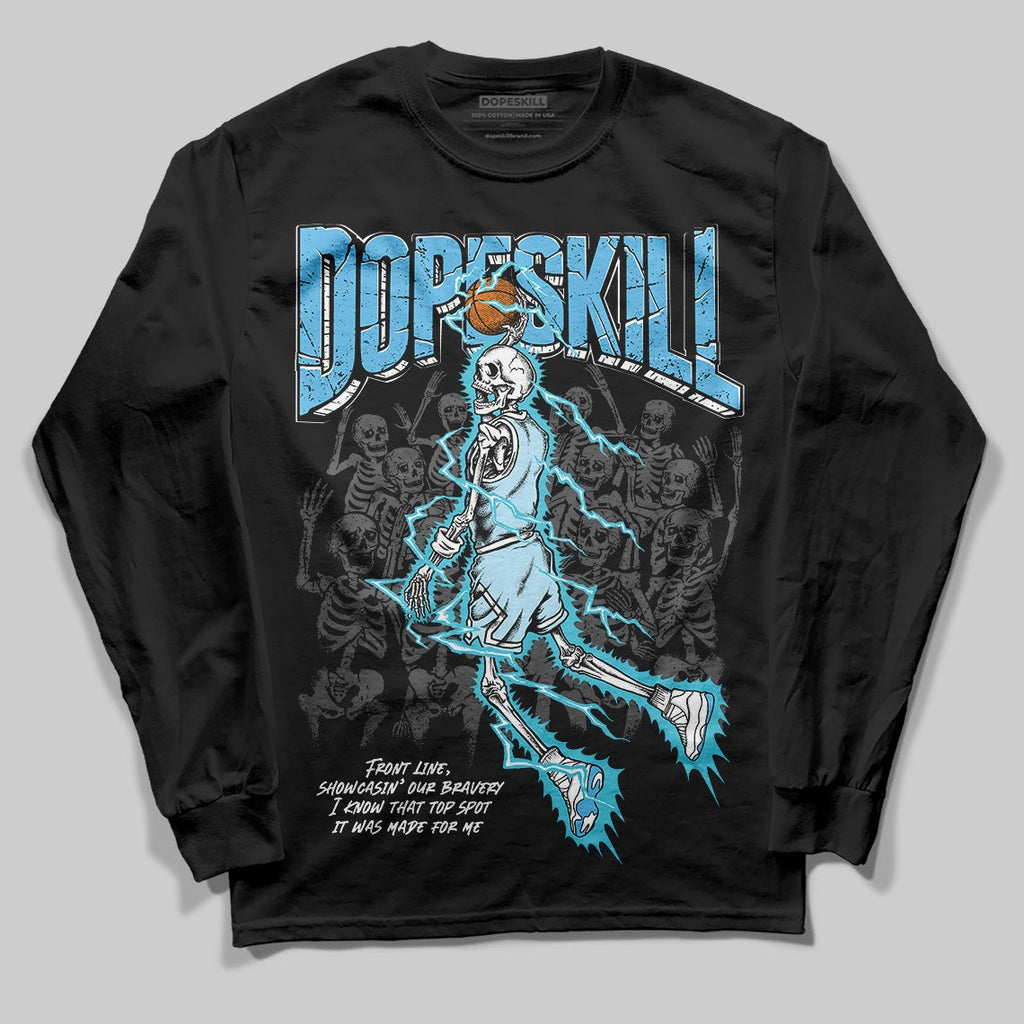 Legend Blue 11s DopeSkill Long Sleeve T-Shirt Thunder Dunk Graphic