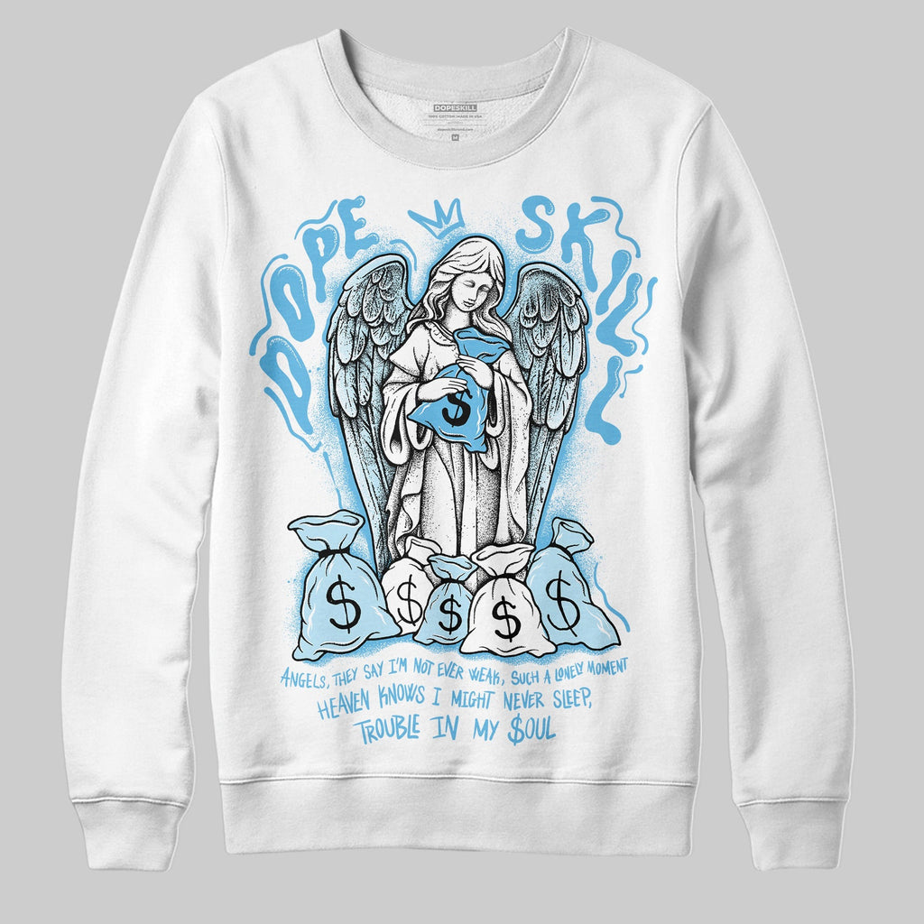 Legend Blue 11s DopeSkill Sweatshirt Angels Graphic