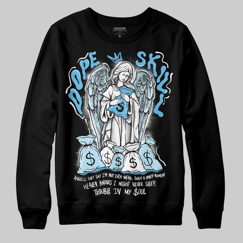 Legend Blue 11s DopeSkill Sweatshirt Angels Graphic