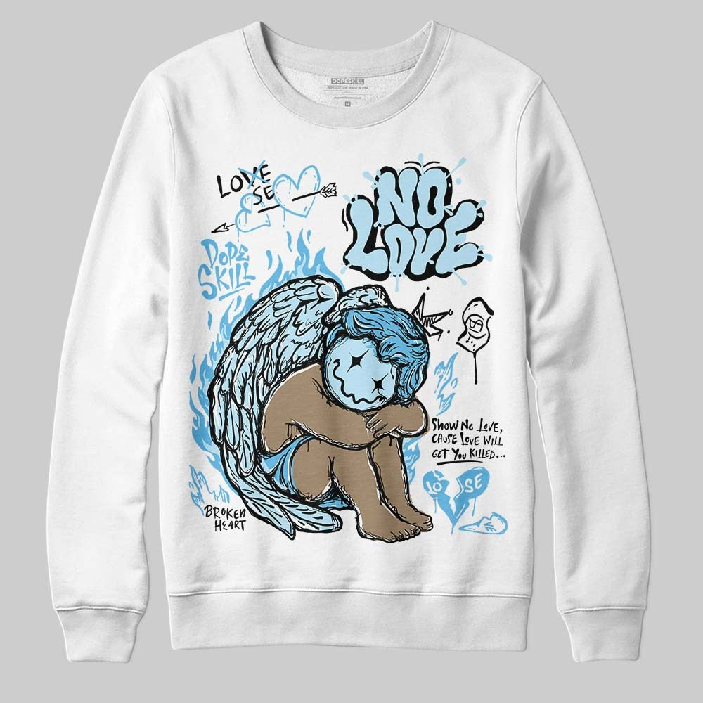 Legend Blue 11s DopeSkill Sweatshirt No Love Graphic