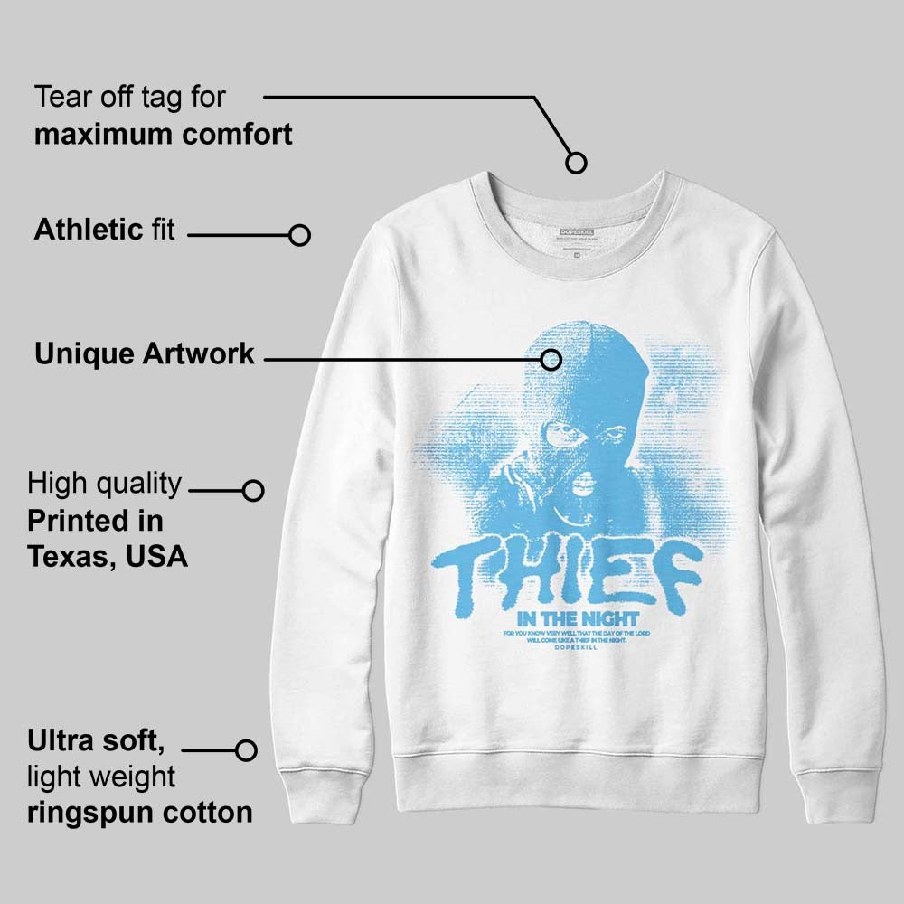 Legend Blue 11s DopeSkill Sweatshirt Thief In The Night Graphic