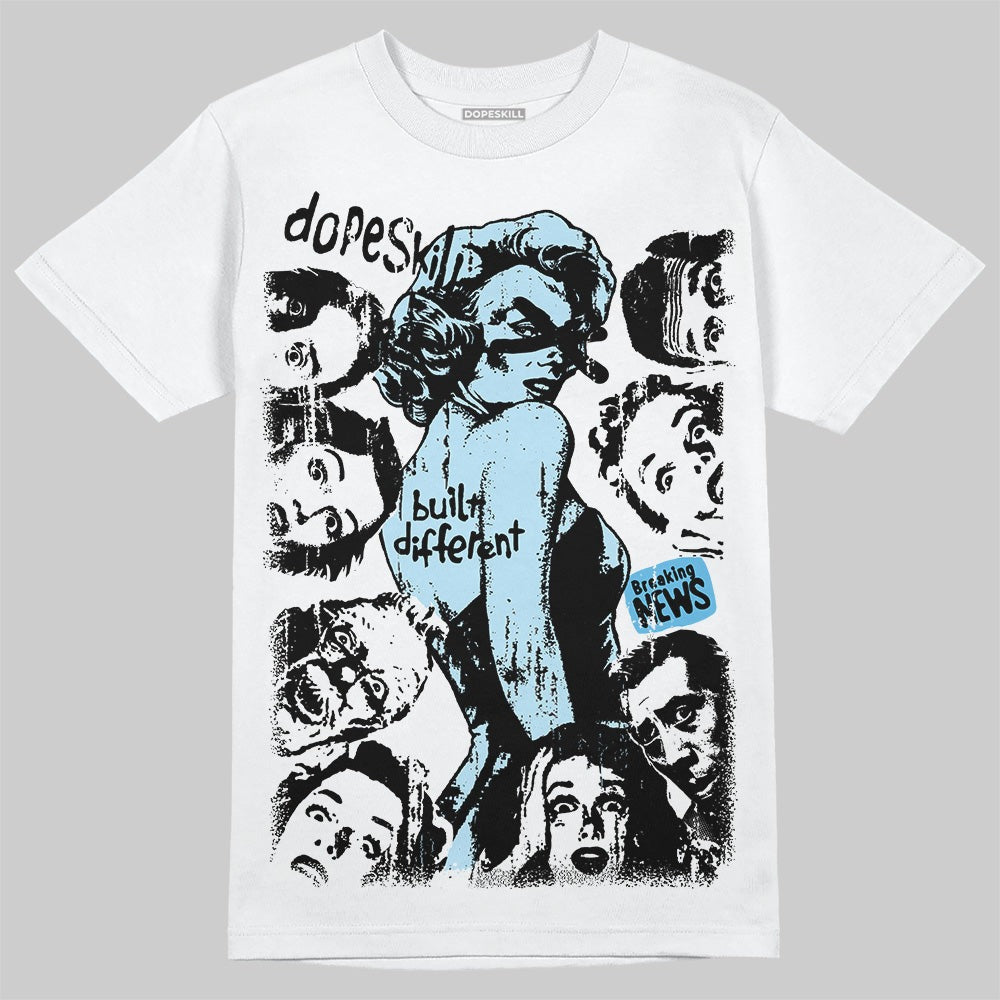 Legend Blue 11s DopeSkill T-Shirt Built Different Graphic
