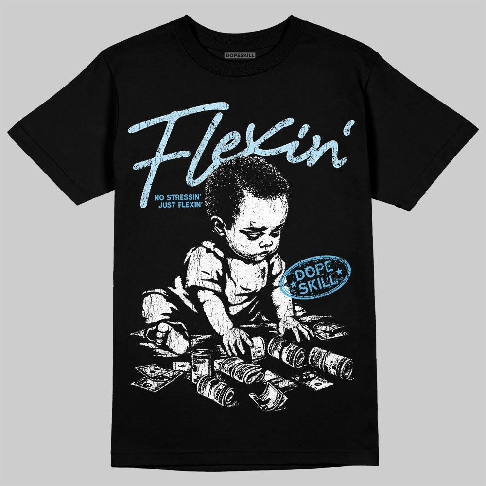 Legend Blue 11s DopeSkill T-Shirt Flexin' Graphic