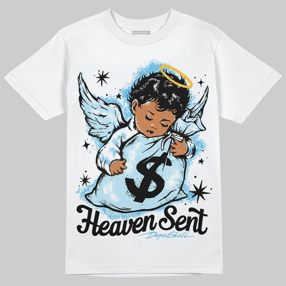 Legend Blue 11s DopeSkill T-Shirt Heaven Sent Graphic