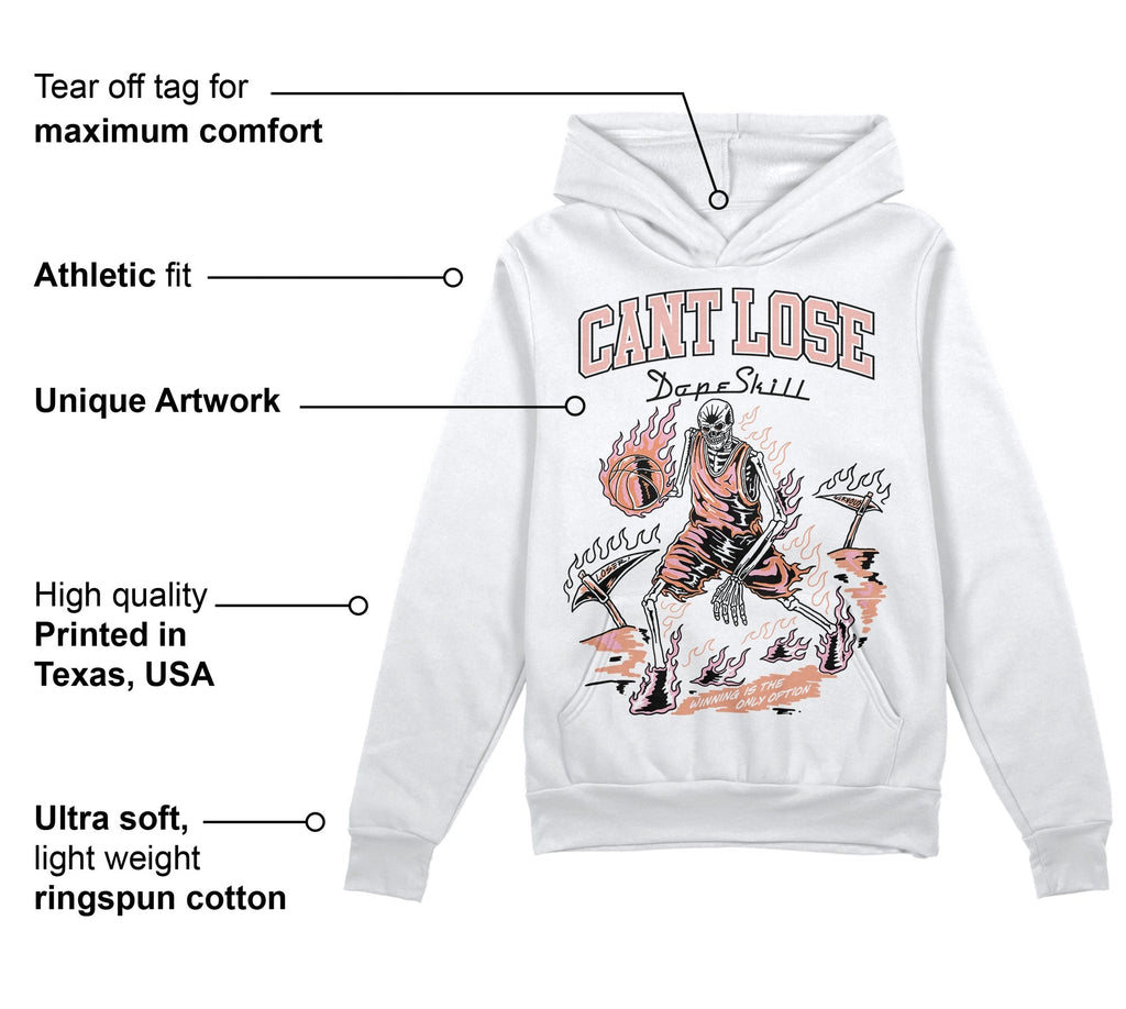 Legend Pink 11s DopeSkill Hoodie Sweatshirt Cant Lose Graphic