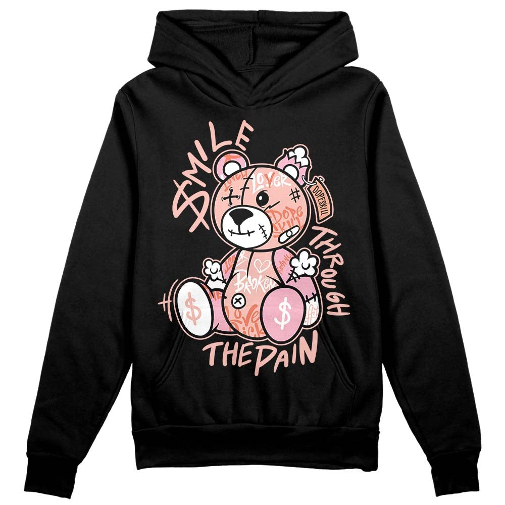 Legend Pink 11s DopeSkill Hoodie Sweatshirt Smile Through The Pain Graphic