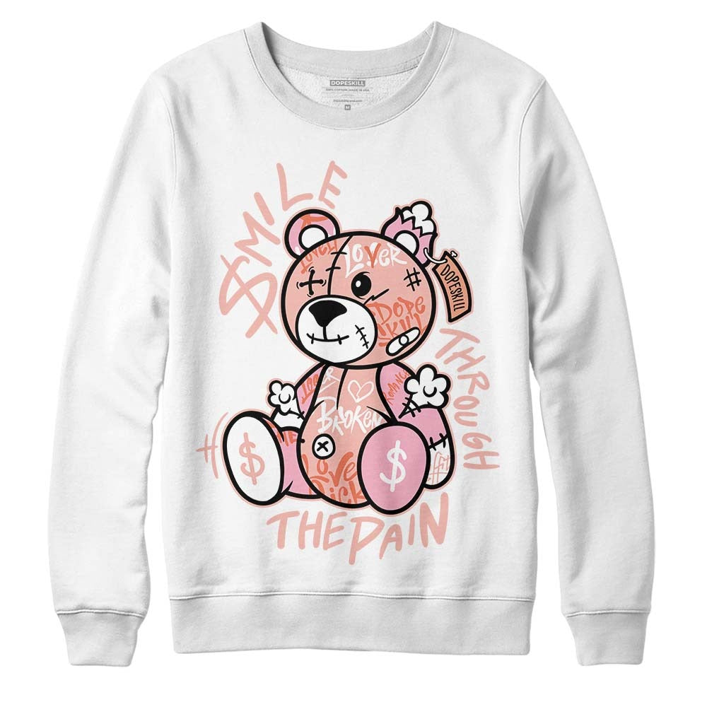 Legend Pink 11s DopeSkill Sweatshirt Smile Through The Pain Graphic