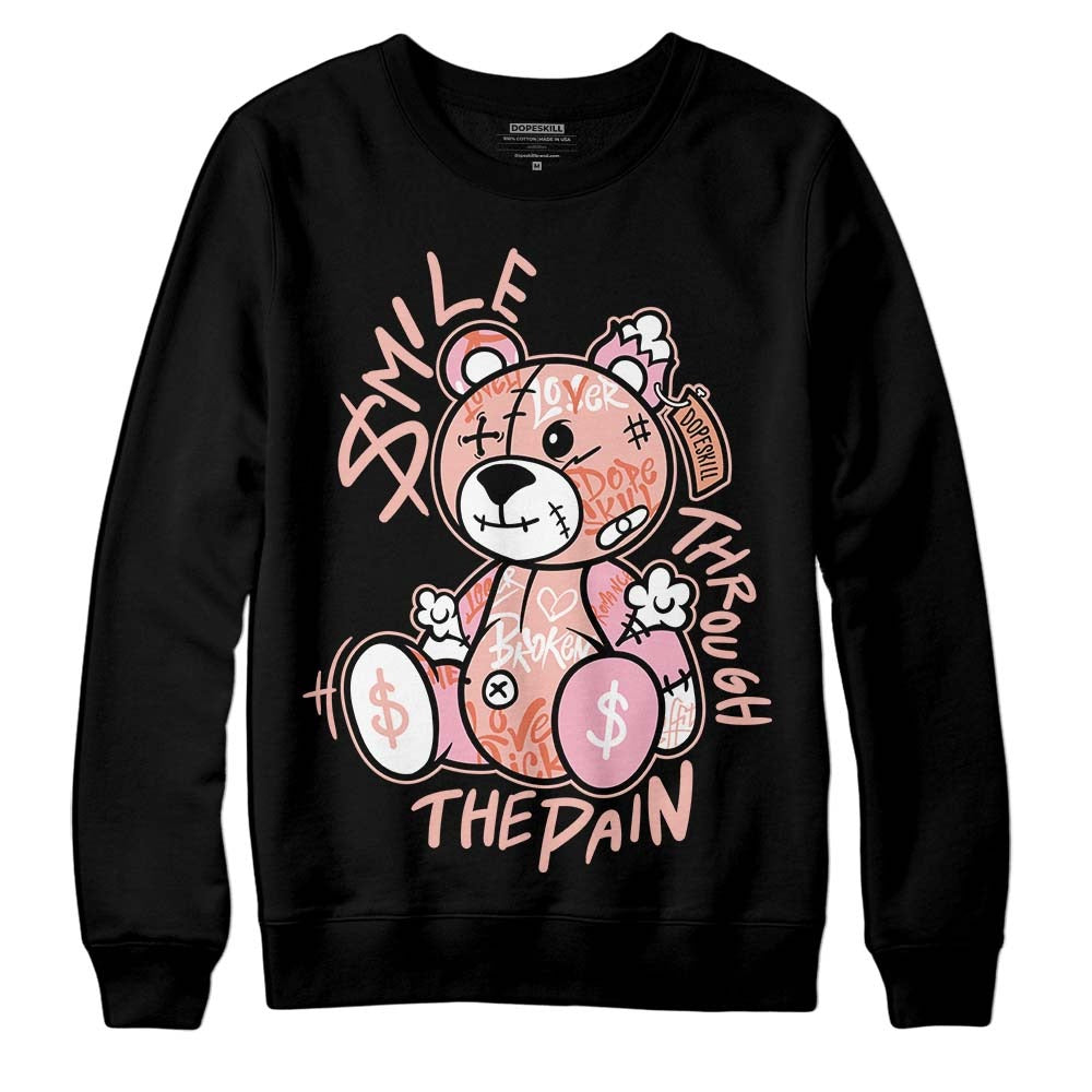 Legend Pink 11s DopeSkill Sweatshirt Smile Through The Pain Graphic