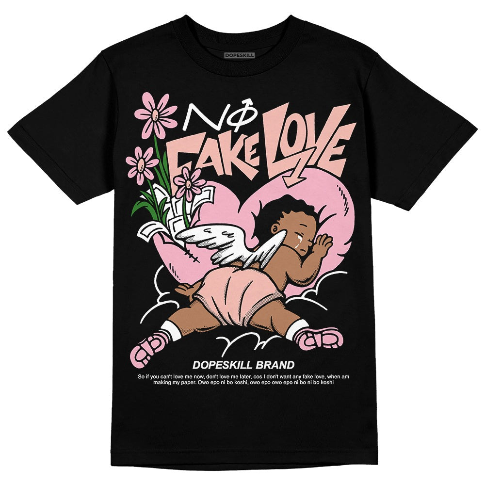 Legend Pink 11s DopeSkill T-Shirt No Fake Love Graphic