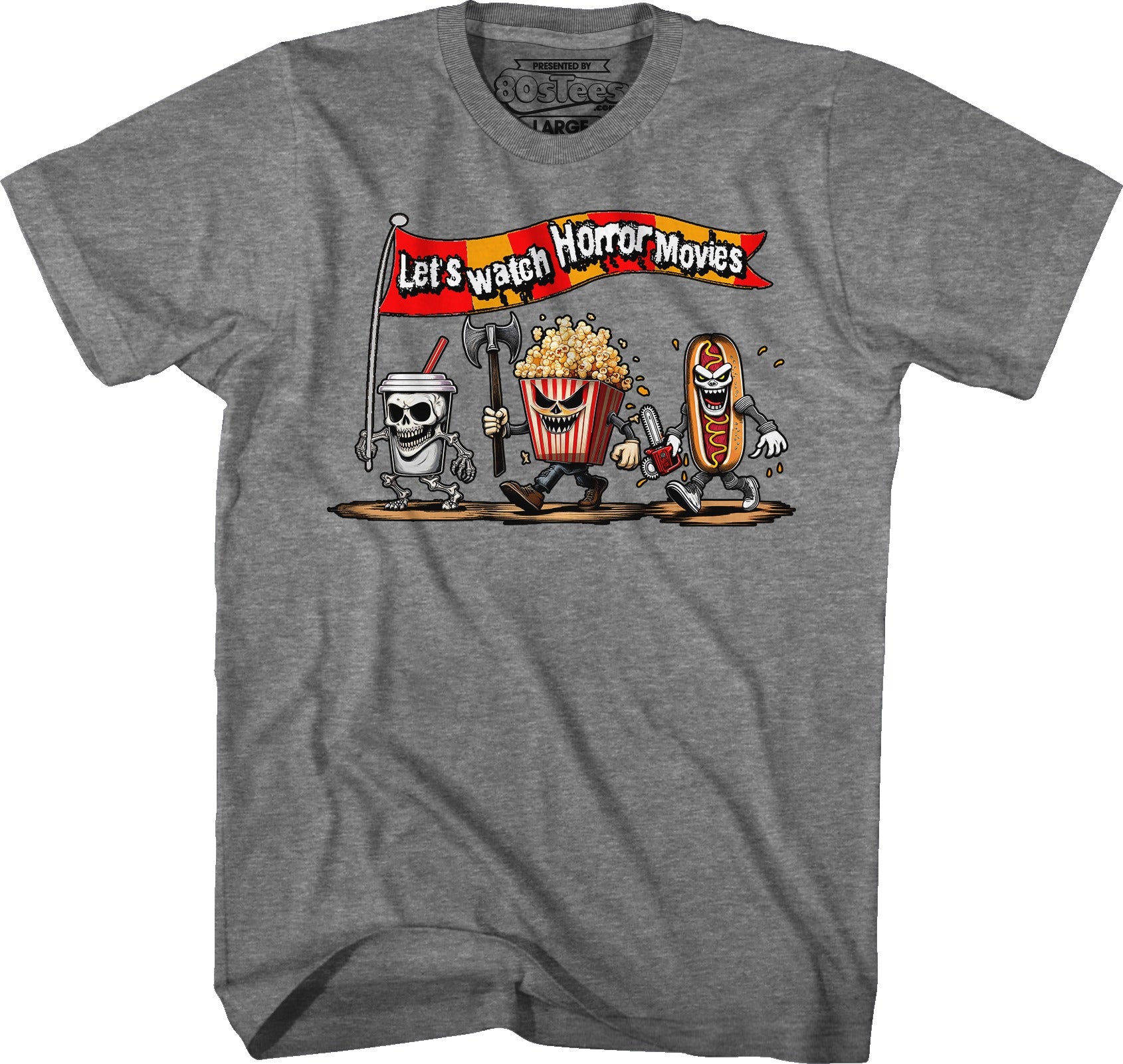Let's Watch Horror Movies T-Shirt