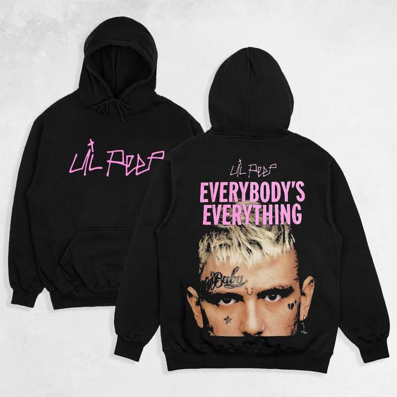 Lil Peep Rap Tee, Sweatshirt, Hoodie  Cotton Unisex Shirt Rap Shirt Rapper Rap Tee Hiphop Shirt Music Tour Merch Gift for Him Gift For Her Vintage Y2K