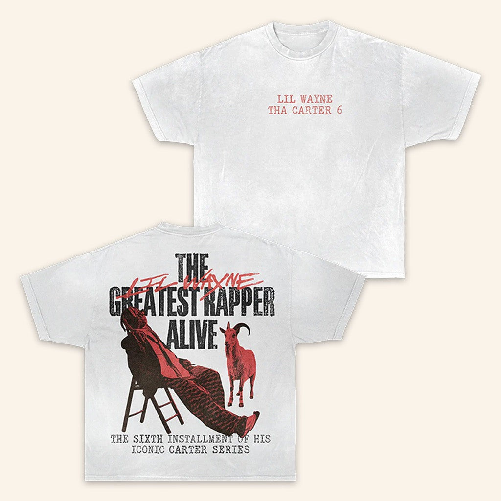 Lil Wayne Merch Tgra White T-Shirt Gifts For Music Fans