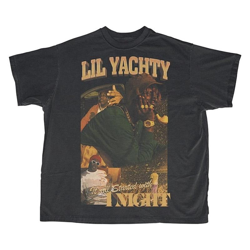 Lil Yachty Vintage Rap TeeRevamped Unisex T-Shirt, Retro Rap Hoodie, Vintage 90s Shirt, Bootleg Rapper Vintage