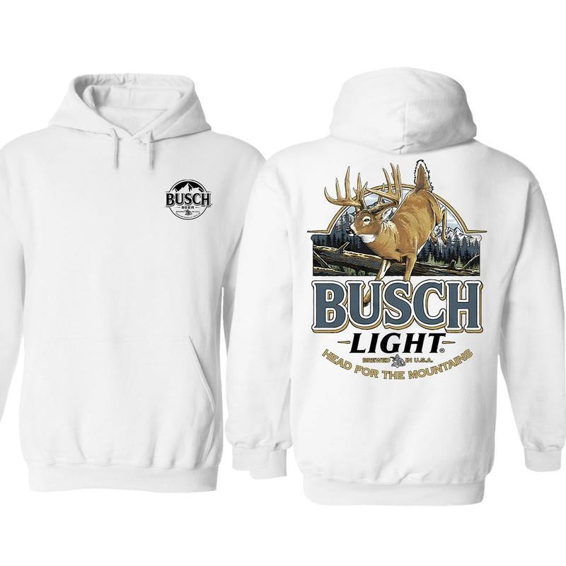 Limited Busch Light Deer Label Double Sides Hoodie, Hunting Hoodie, Unisex Hoodie, For Men, For Women sturniolotripletsmerchblackhoodie