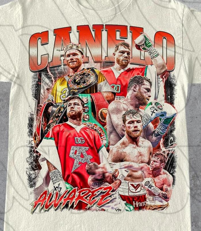 Limited Canelo Alvarez Vintage T-Shirt, Gift for Women and Man Unisex T-Shirt