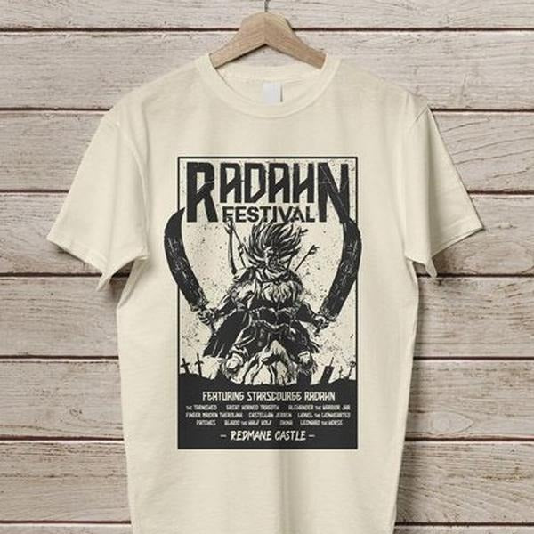 Limited Elden Ring Shirt Radahn Graphic Tee, Elden Shirt Warrior Jar