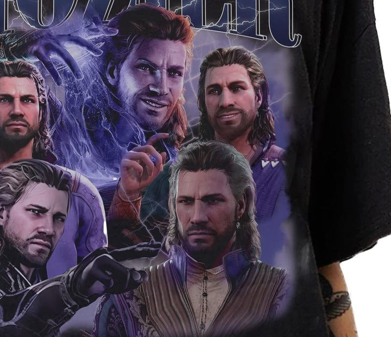 Limited Hozier Gale Bal durs Gate 3 Vintage BG3 Retro T-Shirt Top Menswear Unisex Crewneck T-Shirt