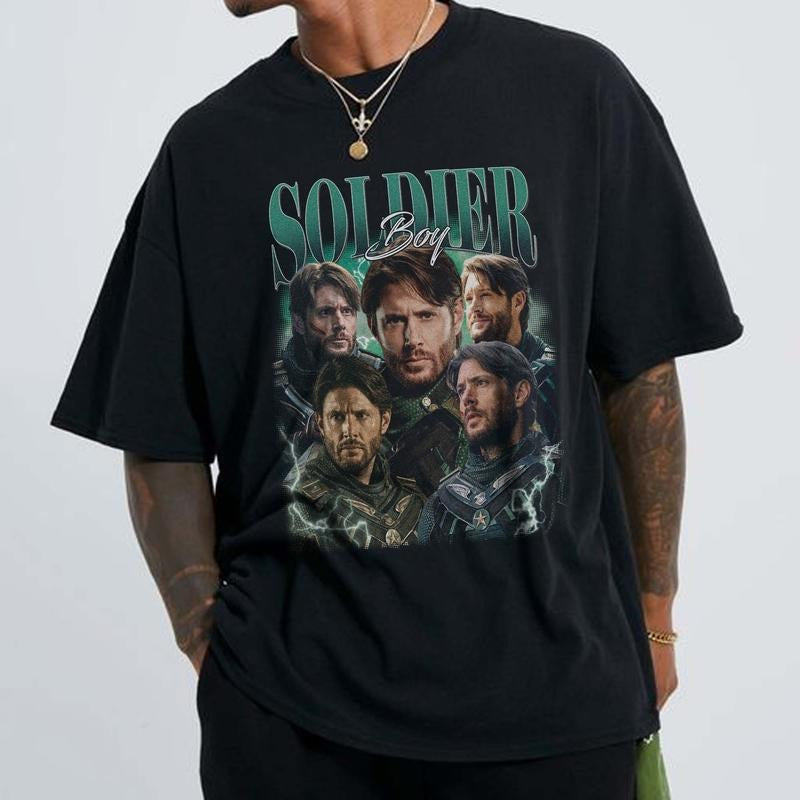 Limited Soldier Boy Vintage Unisex Shirt, Actor Homage tee, 90s retro design graphic T-Shirt, Ideal Gift for Him and Her