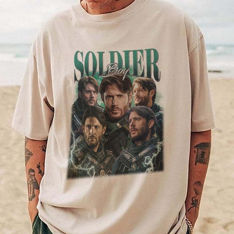 Limited Soldier Boy Vintage Unisex Shirt, Actor Homage tee, 90s retro design graphic T-Shirt, Ideal Gift for Him and Her