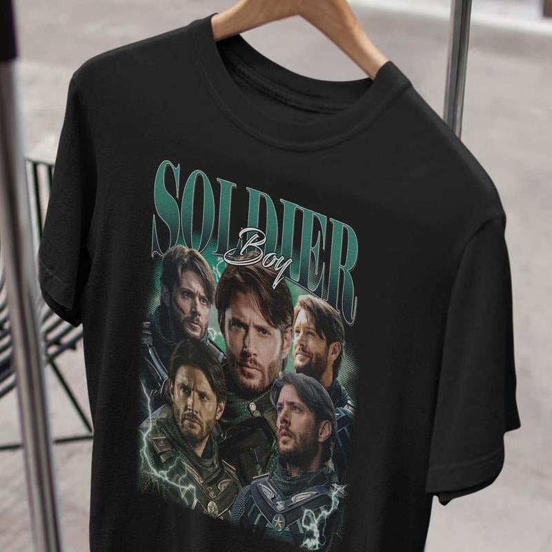 Limited Soldier Boy Vintage Unisex Shirt, Actor Homage tee, 90s retro design graphic T-Shirt, Ideal Gift for Him and Her