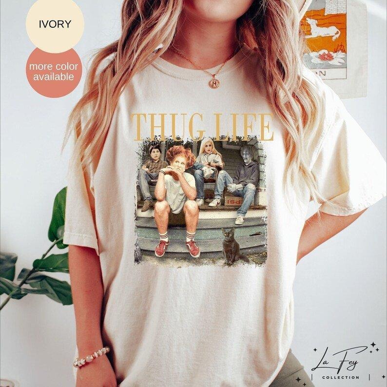 Limited The Golden Girls Thug Life Haloween T-Shirt , Gift For Woman and Man Unisex Graphic Tee Fans Gift golden girls Casual Comfort