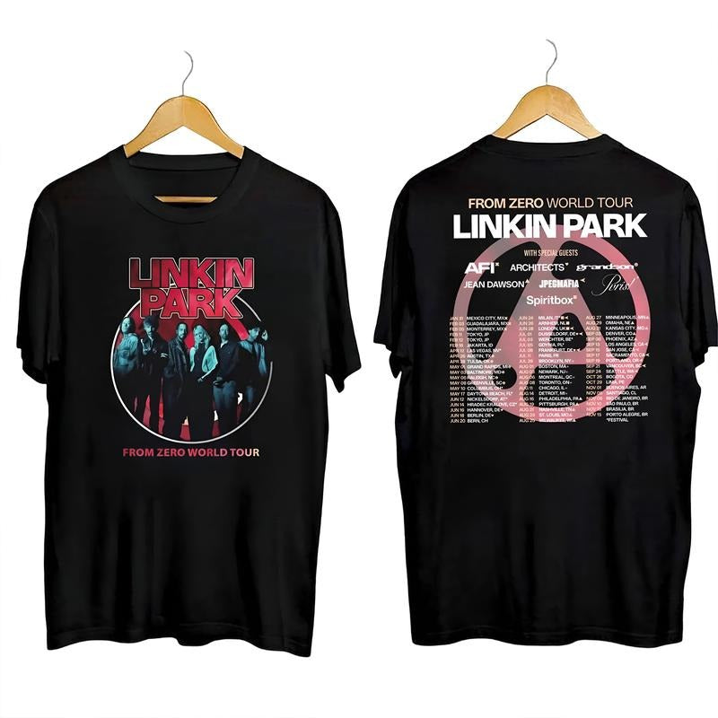 Linkinn World Tour Park 2 Sides Shirt, Rock Band Tee, Rock Concert Outfit, Unisex Sweater Pullover Tee