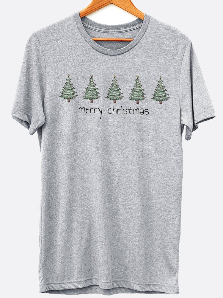 Little Christmas Trees Graphic Tee