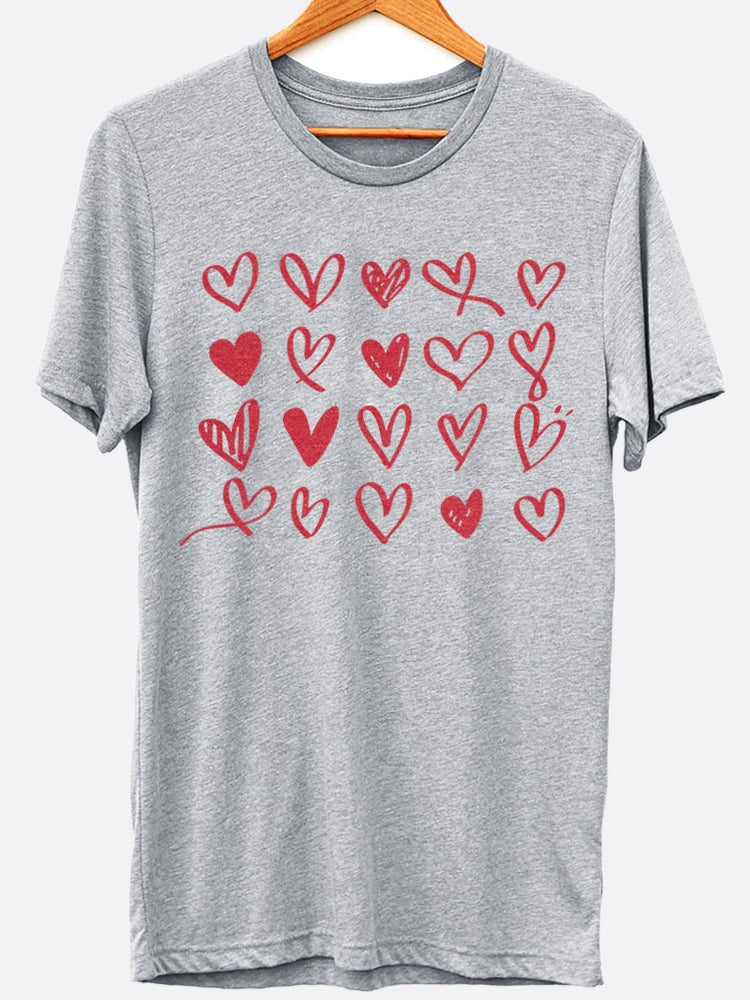Little Hearts Graphic Tee