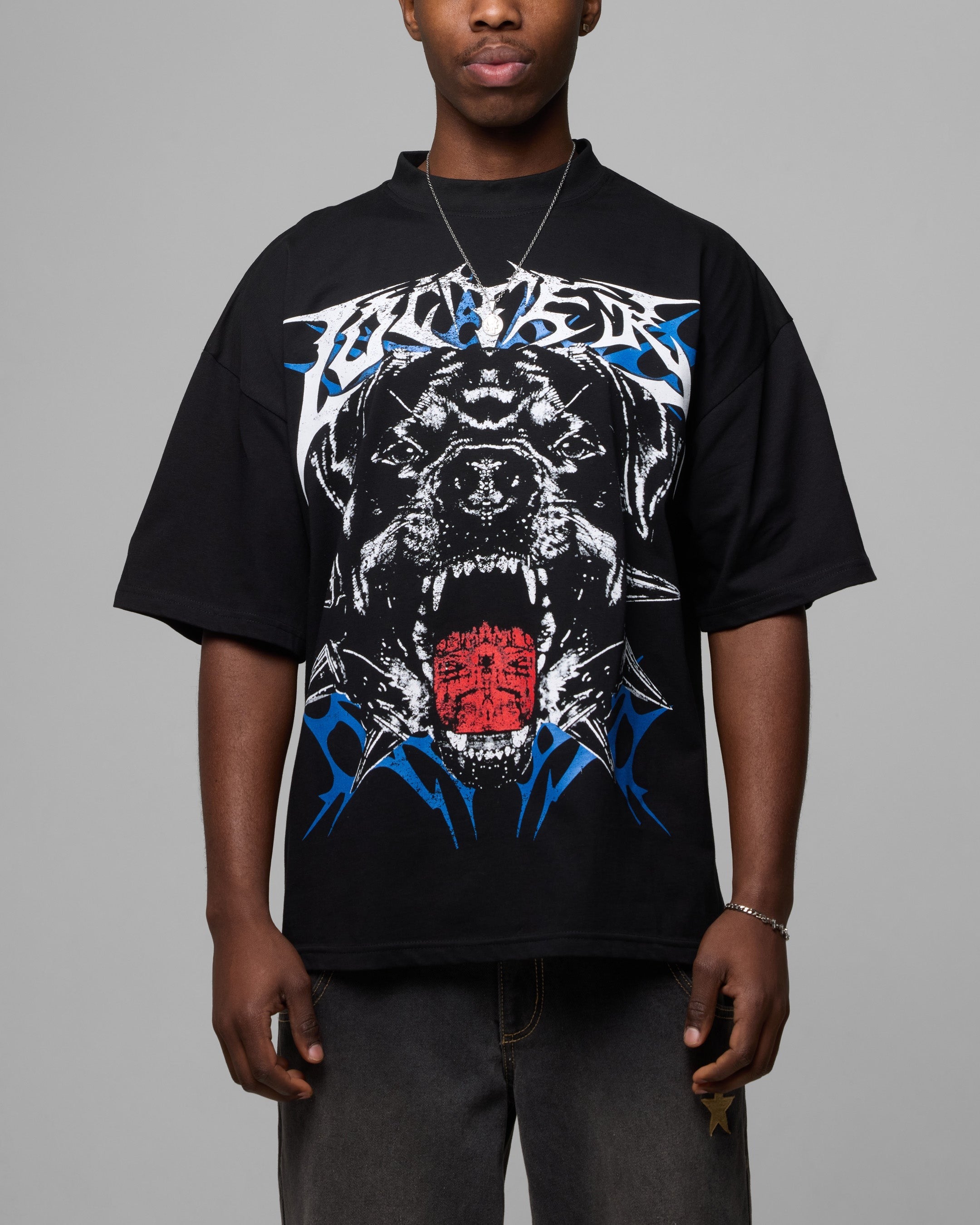 Loiter Dog Eat Dog Vintage T-Shirt Black