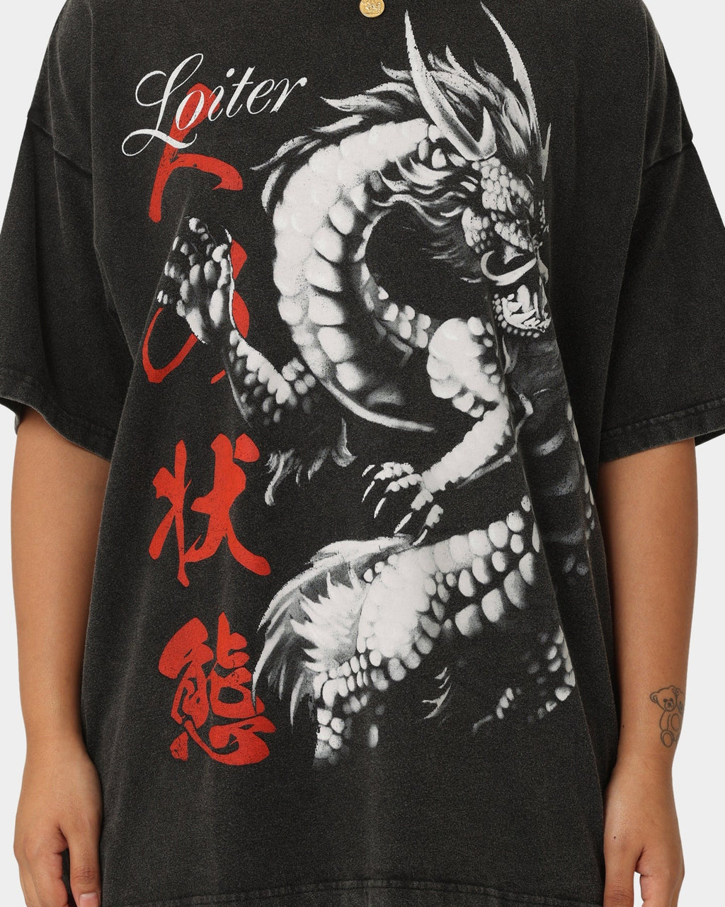 Loiter Dynasty T-Shirt Vintage Black Style001
