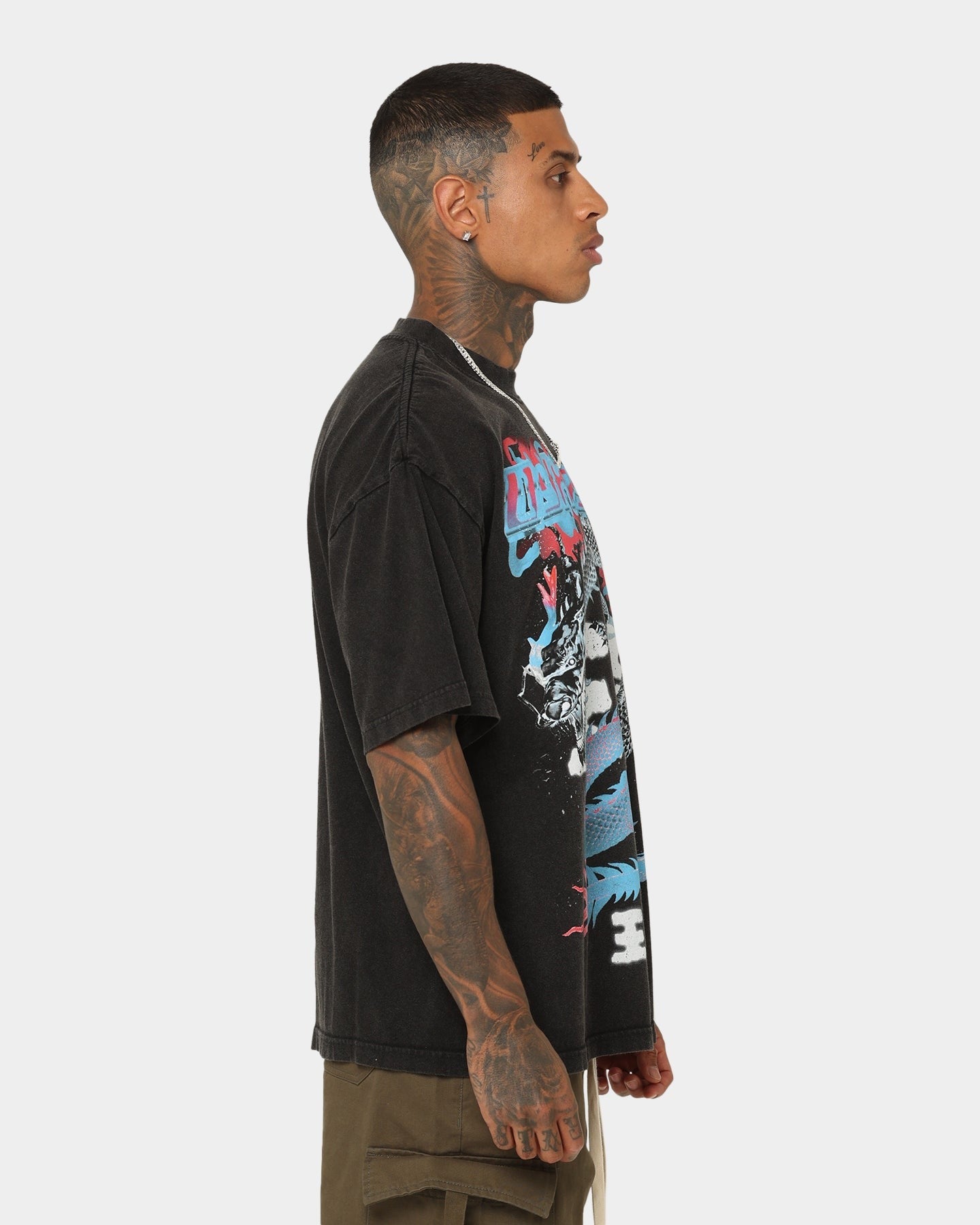 Loiter Dynasty Vintage T-Shirt Vintage Black