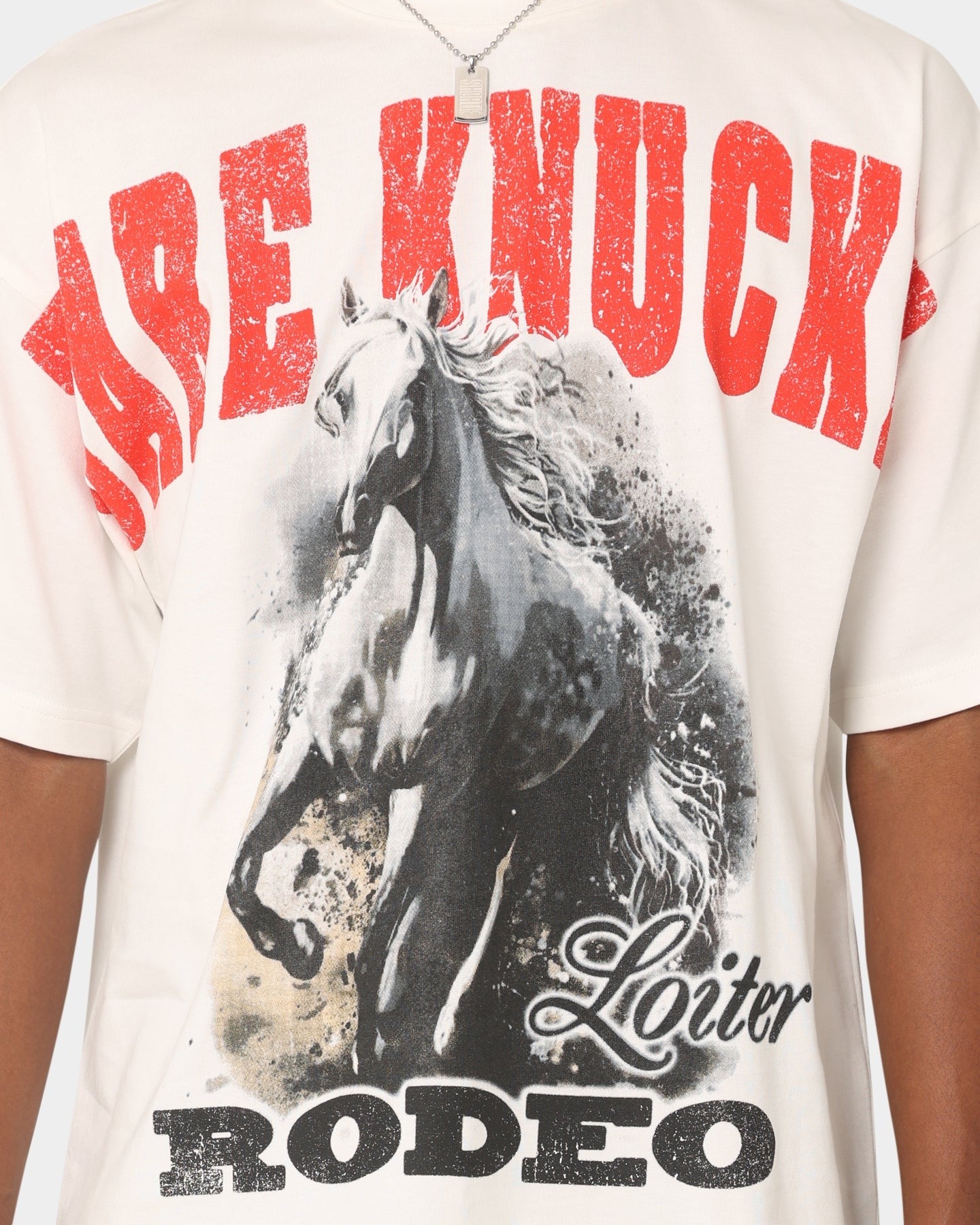 Loiter Frontier Vintage T-Shirt Off White