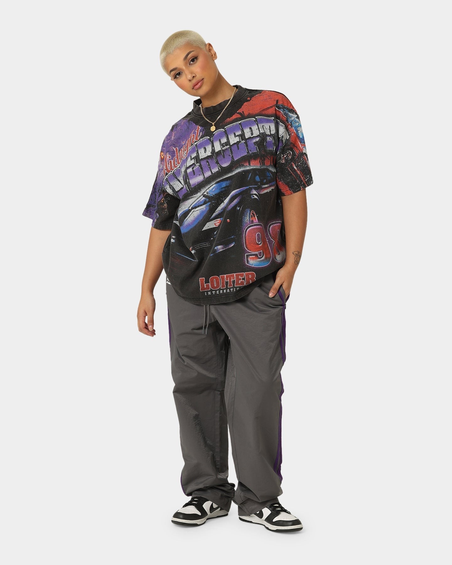 Loiter Interceptor Vintage T-Shirt Vintage Black Style001