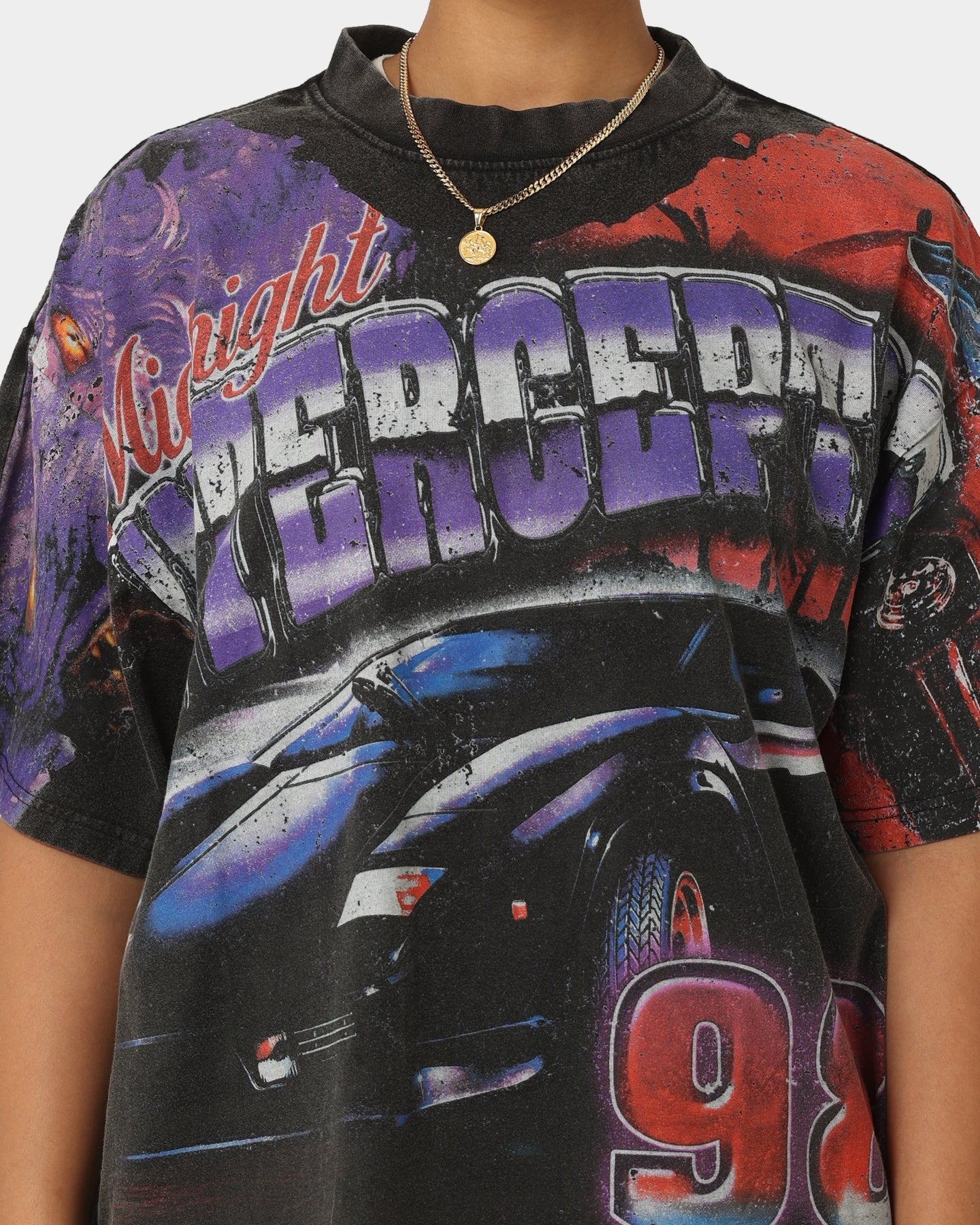 Loiter Interceptor Vintage T-Shirt Vintage Black Style001