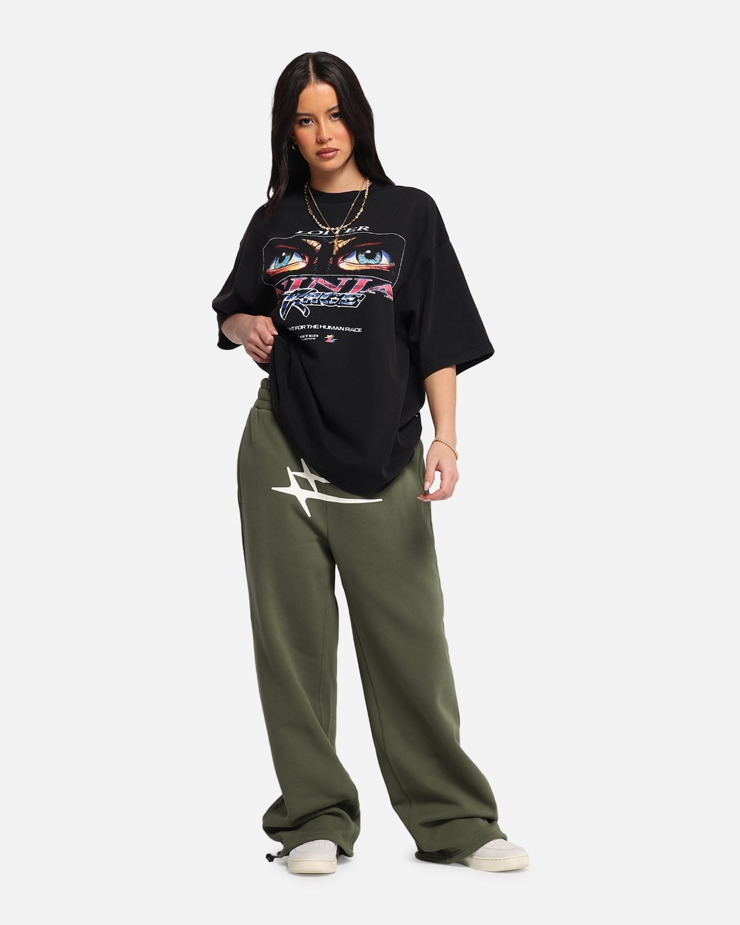 Loiter Ninja Vintage T-Shirt Vintage Charcoal Style001