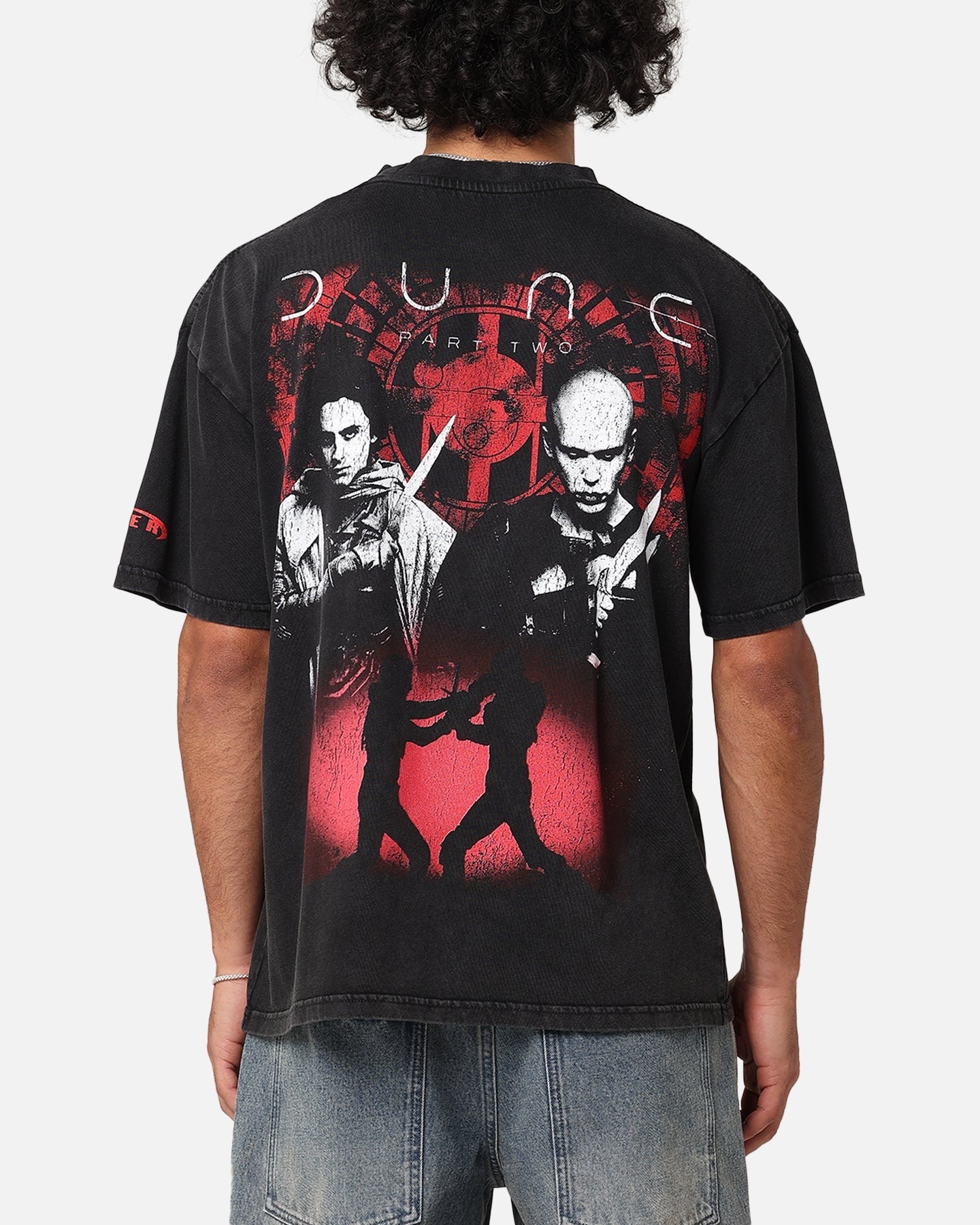 Loiter X Dune Feyd Rautha Vintage T-Shirt Black Acidwash