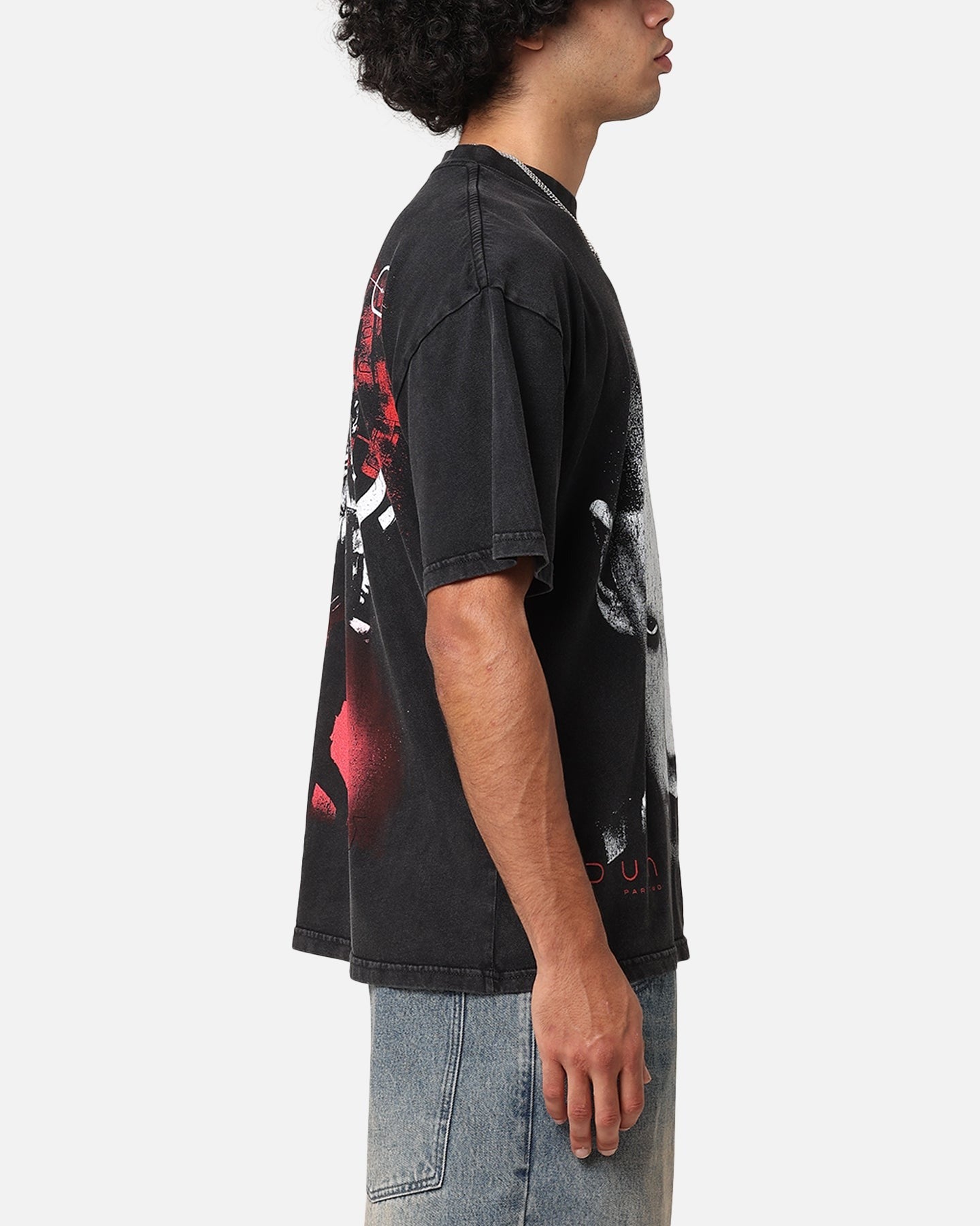 Loiter X Dune Feyd Rautha Vintage T-Shirt Black Acidwash
