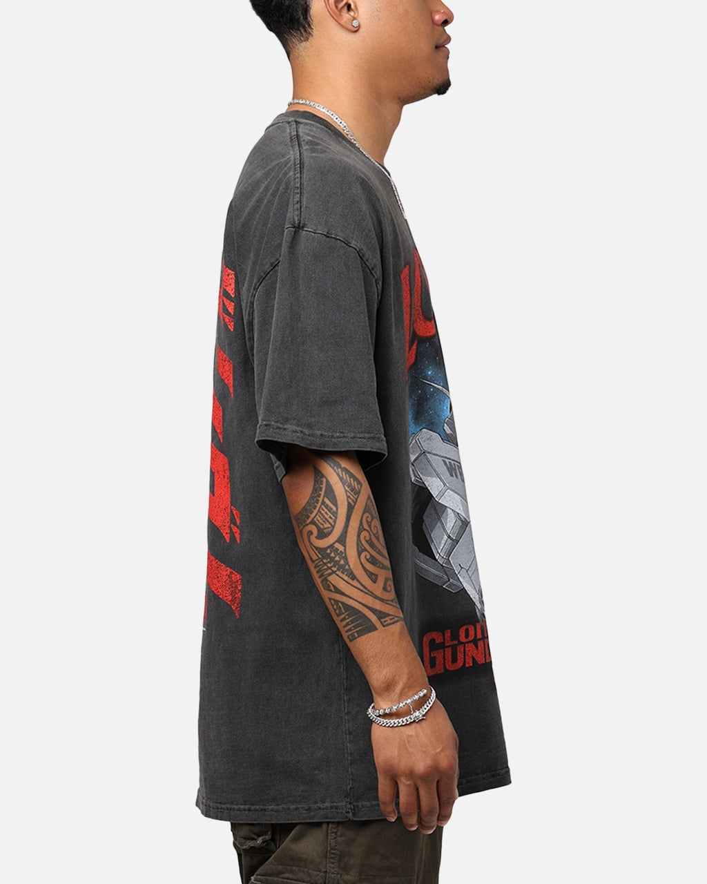 Loiter X Gundam Gundam Vintage T-Shirt Vintage Black