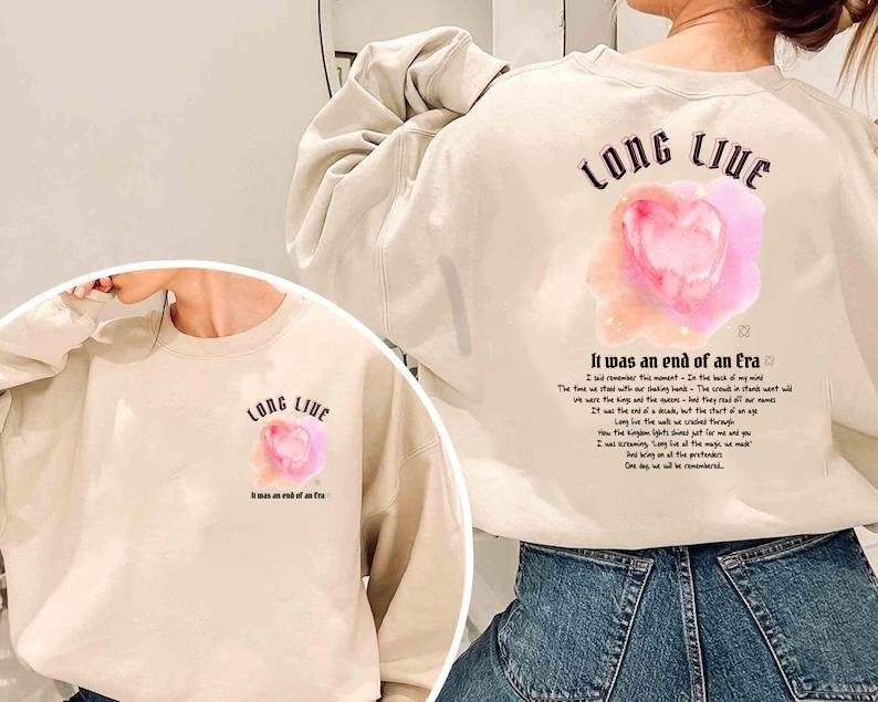 Long Live Lyrics Shirt, Holiday Gift, And End Of Era Tshirt, Long Live Eras ShirtSweatshirtHoodie, Merch Gift for Fan