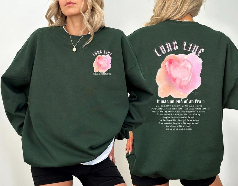 Long Live Lyrics Shirt, Holiday Gift, And End Of Era Tshirt, Long Live Eras ShirtSweatshirtHoodie, Merch Gift for Fan