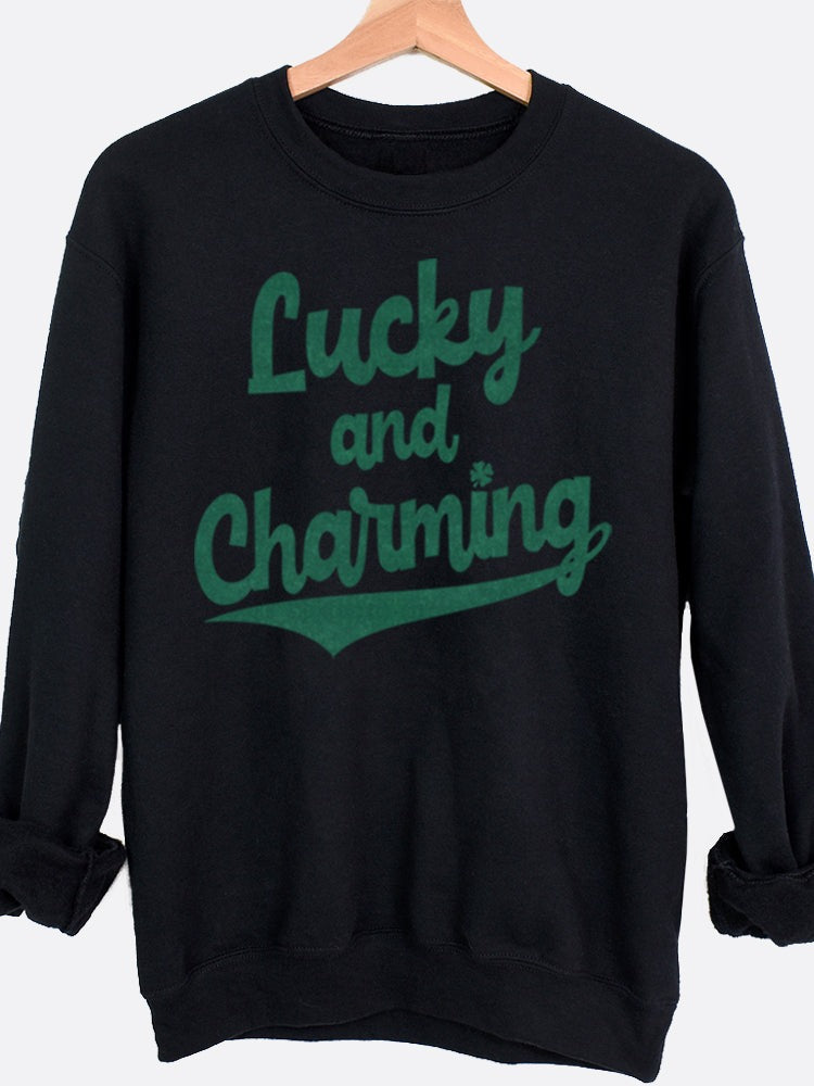 Lucky And Charming Graphic Sweatshirt