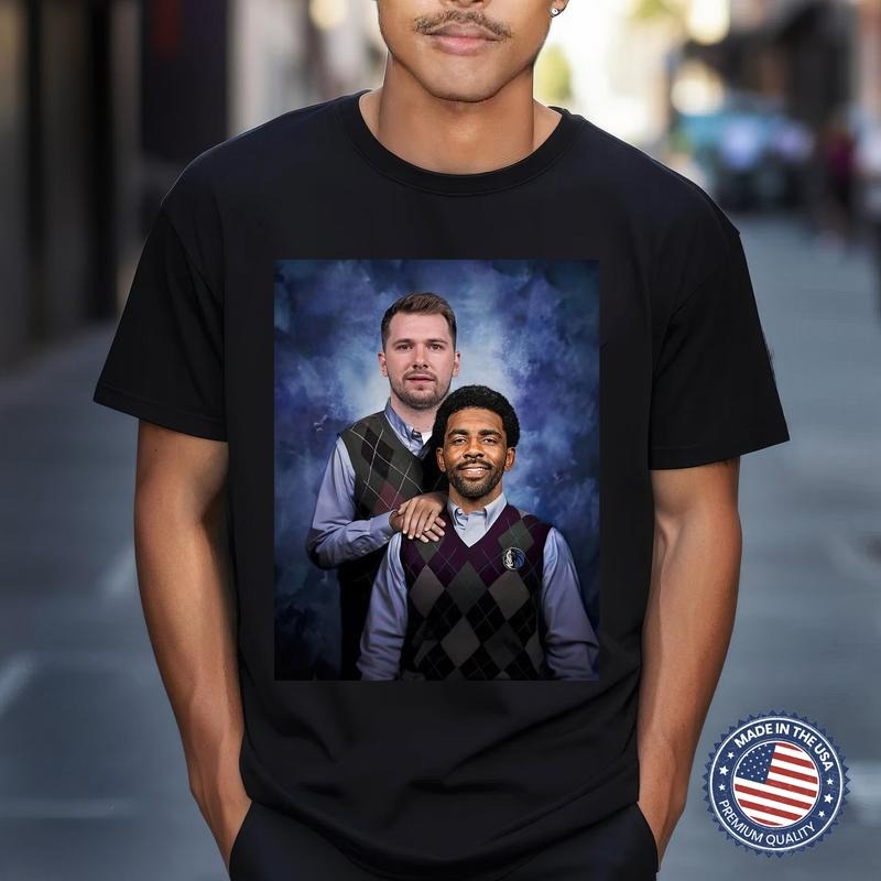 Luka Doncic Kyrie Irvin Dallas M Vintage Shirt, Sweatshirt, Dallas M Merch Shirt, Graphic Tee, Step Brothers Shirt, Luka Doncic Merch