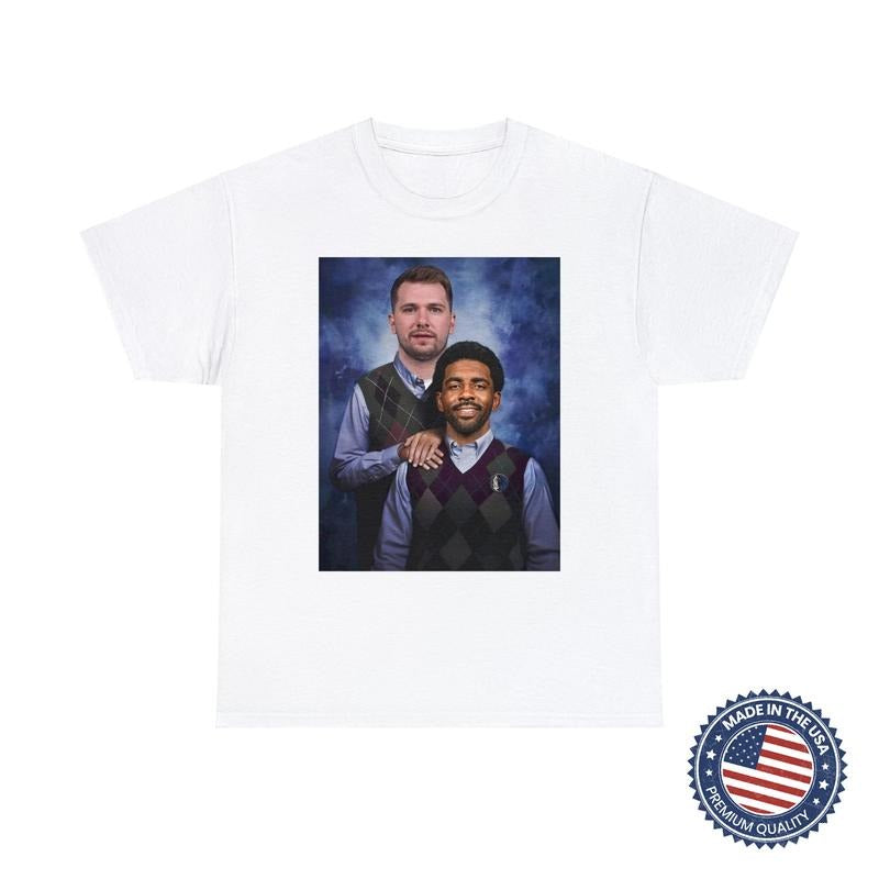 Luka Doncic Kyrie Irvin Dallas M Vintage Shirt, Sweatshirt, Dallas M Merch Shirt, Graphic Tee, Step Brothers Shirt, Luka Doncic Merch