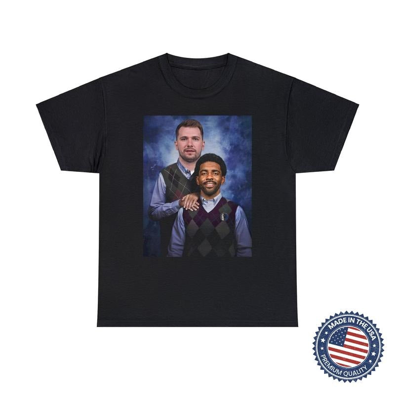 Luka Doncic Kyrie Irvin Dallas M Vintage Shirt, Sweatshirt, Dallas M Merch Shirt, Graphic Tee, Step Brothers Shirt, Luka Doncic Merch