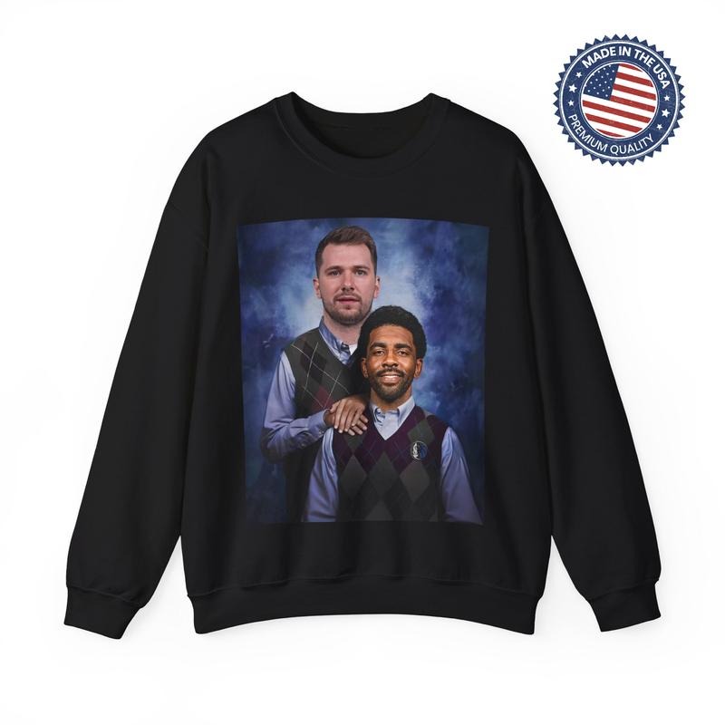 Luka Doncic Kyrie Irvin Dallas M Vintage Shirt, Sweatshirt, Dallas M Merch Shirt, Graphic Tee, Step Brothers Shirt, Luka Doncic Merch